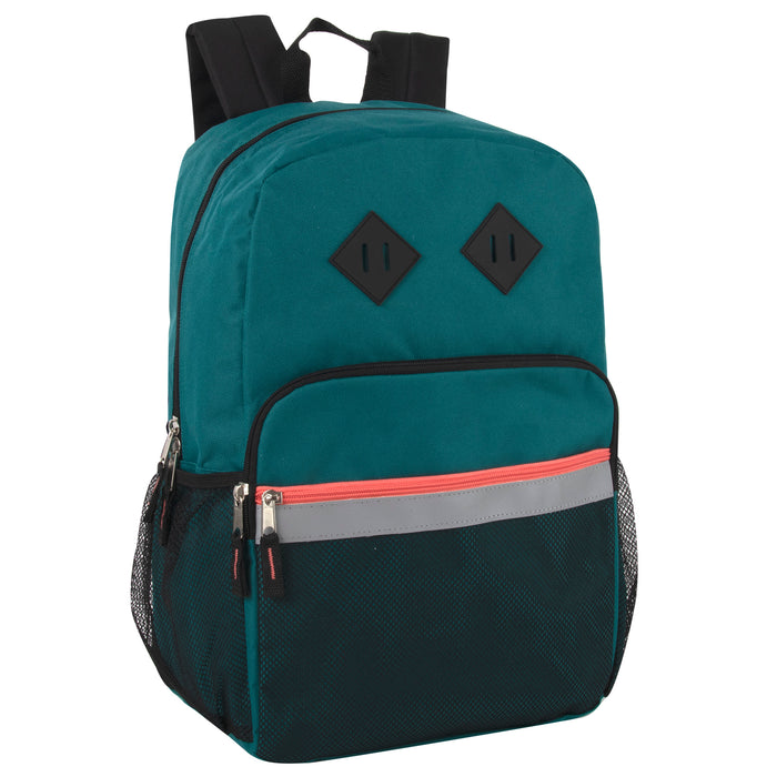 17-Inch Dome Reflective Backpacks - Girls - BagsInBulk.com