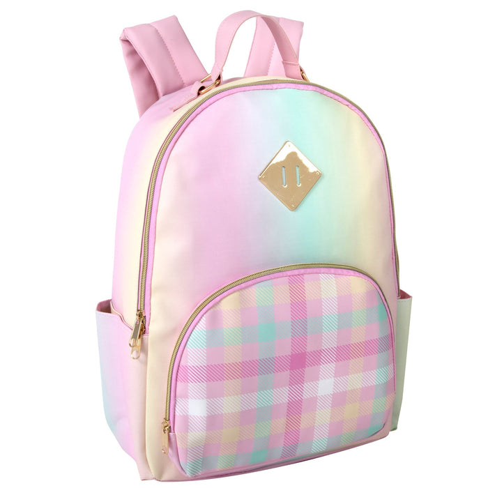 17-Inch Printed Vinyl Backpack - BagsInBulk.com