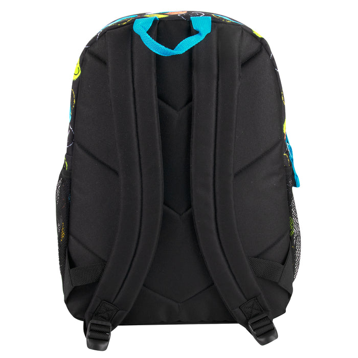 17-Inch Emoji Backpack Set - 6 In 1 - BagsInBulk.com