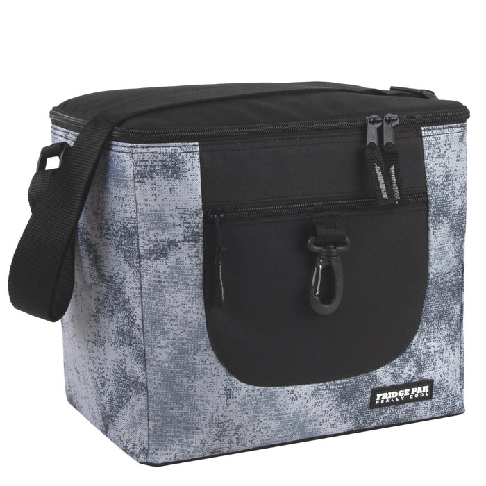 Fridge Pak 24-Can Insulated Cooler Bag - Gray Urban Camo- BagsInBulk.com