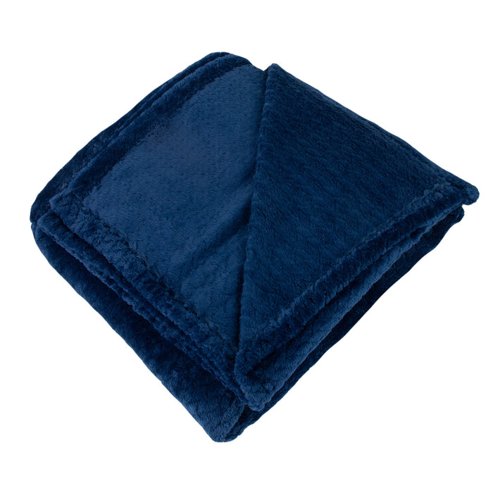 Soft Fleece Waffle Blankets 50" x 60" (250 GSM) - BagsInBulk.com