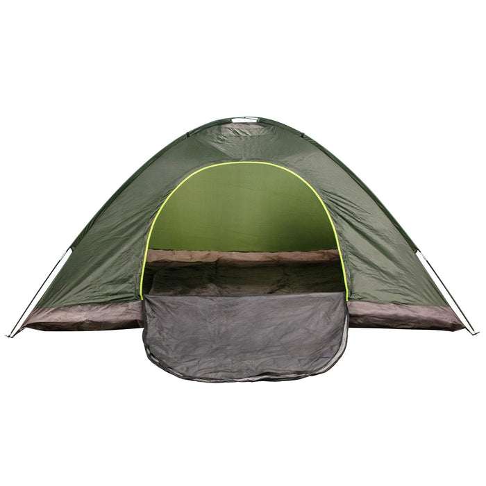 Dome Tent 5-6 Person - Hunter Green - BagsInBulk.com