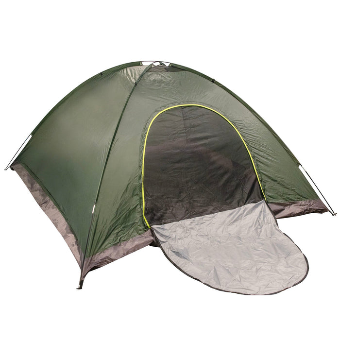 Dome Tent 5-6 Person - Hunter Green - BagsInBulk.com