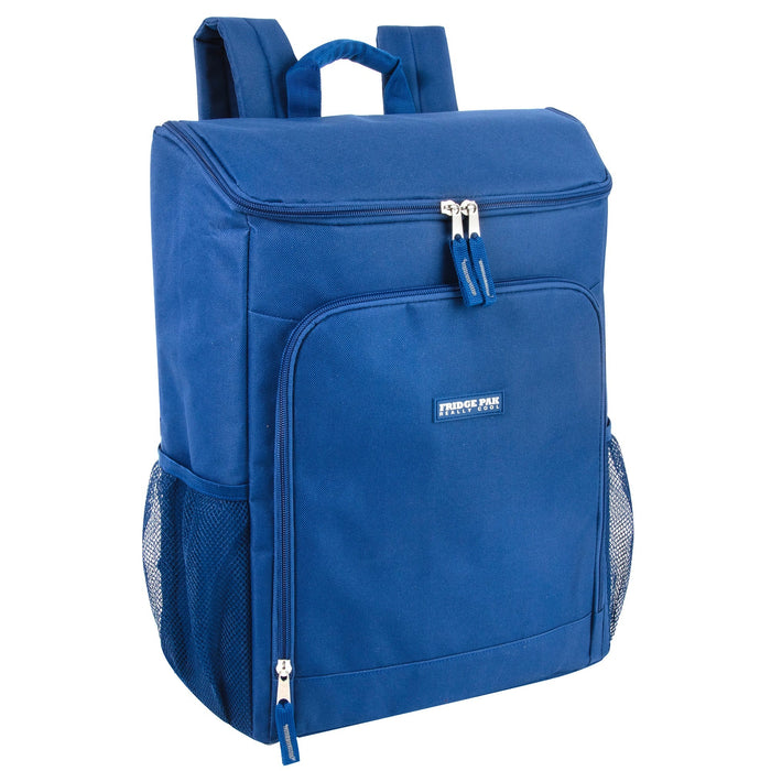 Fridge Pak 17 Inch Cooler Backpack -  2 Assorted Colors - BagsInBulk.com