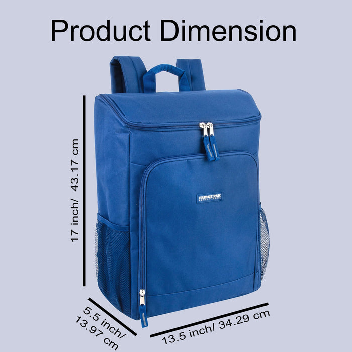 Fridge Pak 17 Inch Cooler Backpack -  2 Assorted Colors - BagsInBulk.com