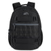 19 Inch Dual Strap Skate  Backpack w Laptop Sleeve - Black - BagsInBulk.com