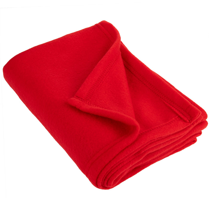 Kids Fleece Blanket 30" x 40" - 5 Assorted Colors - BagsInBulk.com