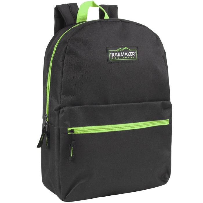 17-Inch Trailmaker Classic Backpack - 5 Pop Colors - BagsInBulk.com