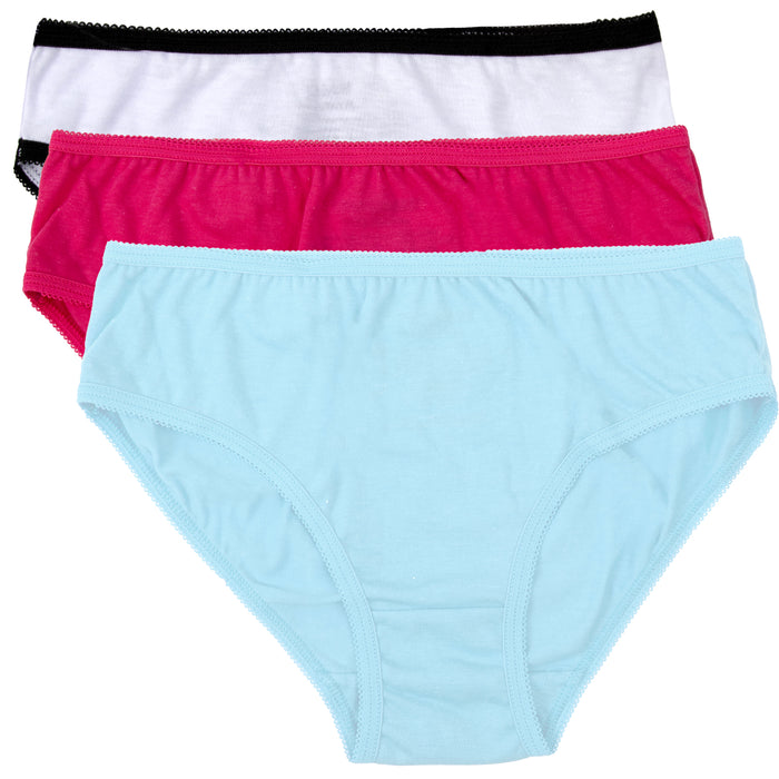 Girl's Underwear - 3 Color Assortment - BagsInBulk.com