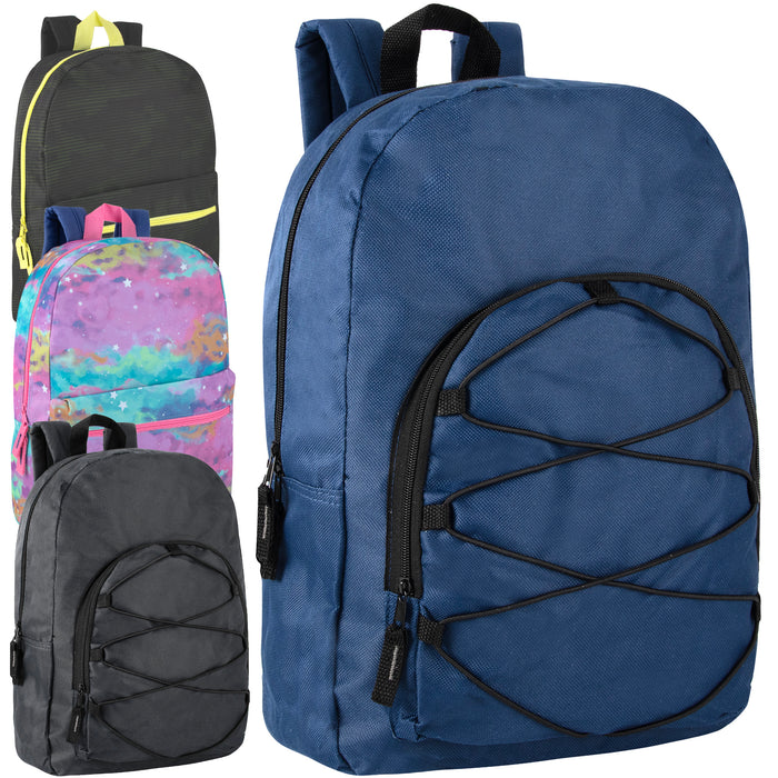 17-Inch Dome Backpack - 4 Colors - BagsInBulk.com