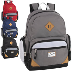 19-inch Trailmaker Duo Compartment Backpack with Laptop Sleeve - BagsInBulk.com