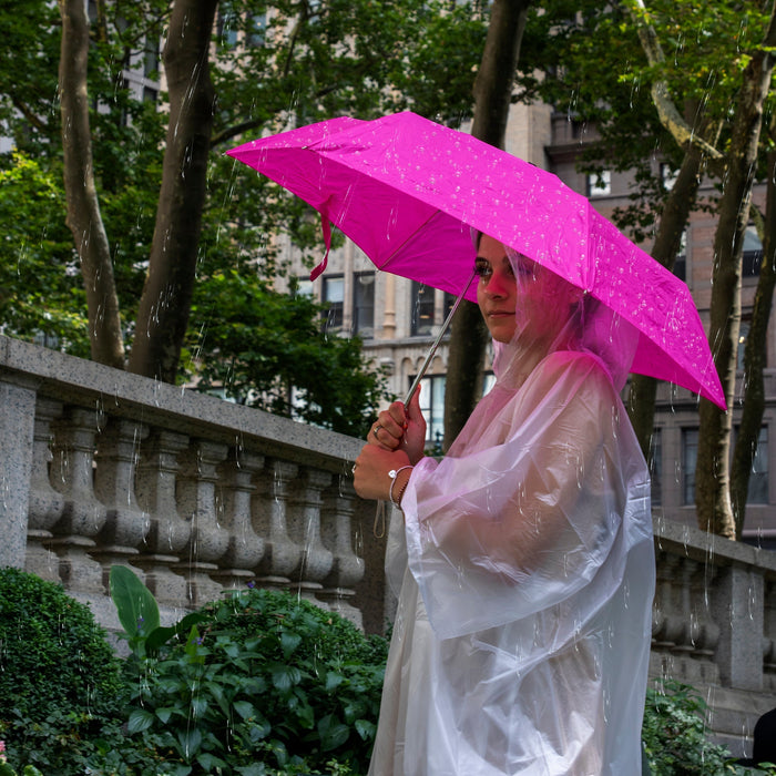 Wholesale Disposable Rain Ponchos - Clear -