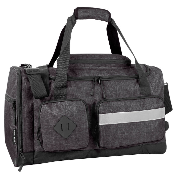 20 Inch Reflective Strip Duffle Bag - BagsInBulk.com