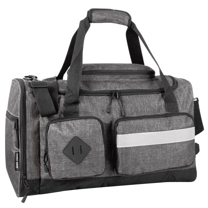 20 Inch Reflective Strip Duffle Bag - BagsInBulk.com