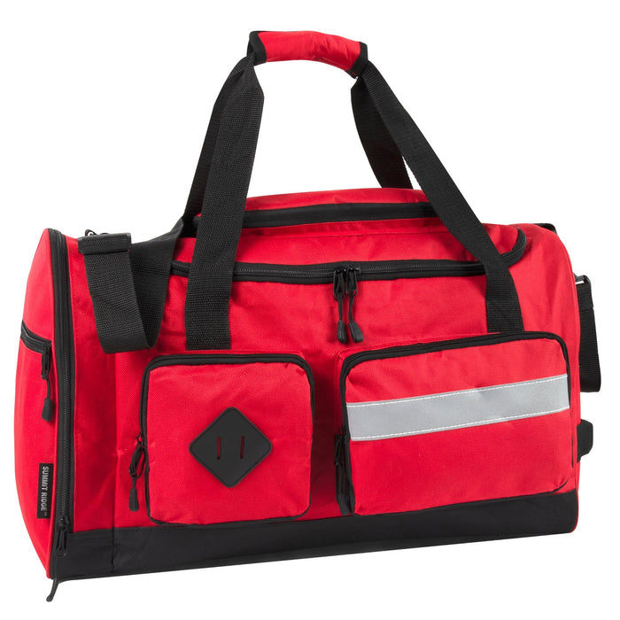 20 Inch Reflective Strip Duffle Bag - BagsInBulk.com