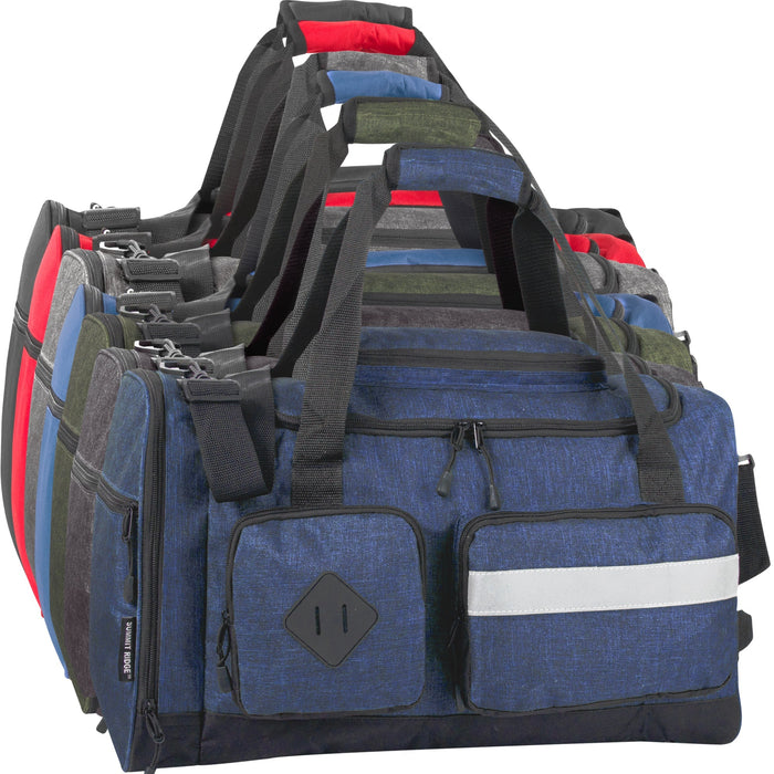 20 Inch Reflective Strip Duffle Bag - BagsInBulk.com
