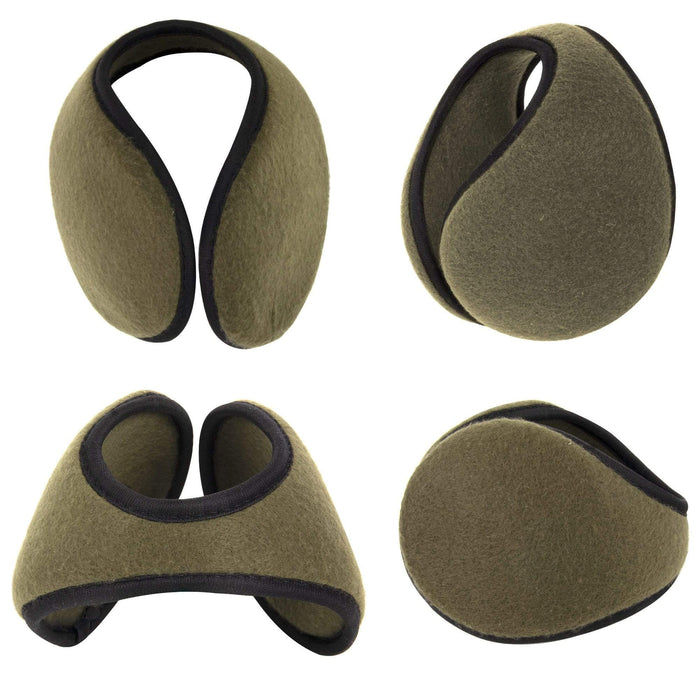Adult Fleece Ear Muffs – 5 Assorted Colors -