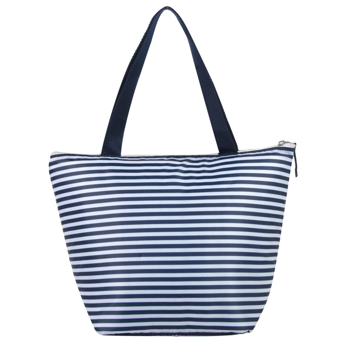 Fridge Pak Insulated Lunch Tote - Striped - BagsInBulk.com