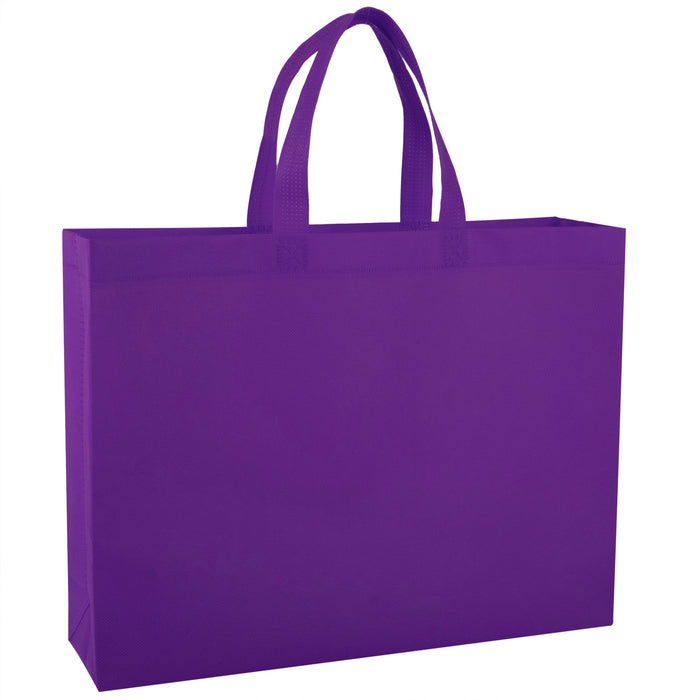 16-Inch Reusable Non-Woven Shopping Tote Bag - BagsInBulk.com