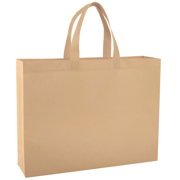 16-Inch Reusable Non-Woven Shopping Tote Bag - BagsInBulk.com