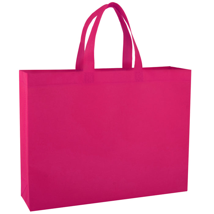 16-Inch Reusable Non-Woven Shopping Tote Bag - BagsInBulk.com