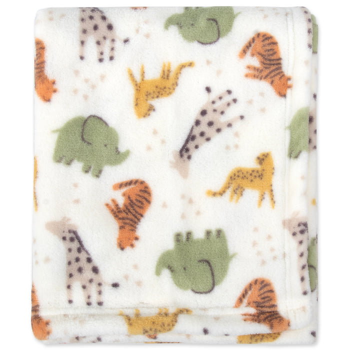 Baby Plush Themed Blankets 2-Pack 36" x 30" - BagsInBulk.com