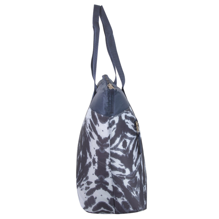 Floral & Tie Dye Lunch Tote - 2 Colors -