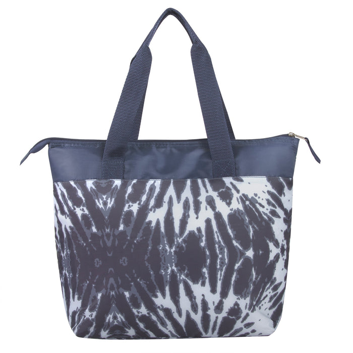 Floral & Tie Dye Lunch Tote - 2 Colors -