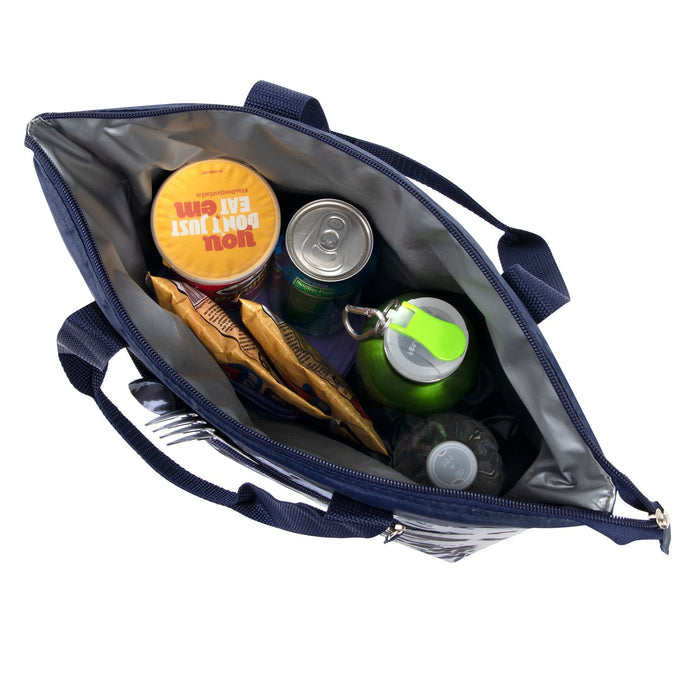 Floral & Tie Dye Lunch Tote - 2 Colors -