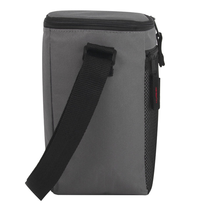 Wholesale Fridge Pak 6 Can Cooler Bag With Front Mesh Pocket -