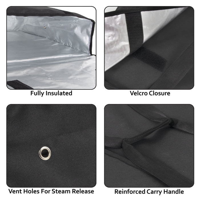Wholesale Trailmaker Pizza Carrier - Black -