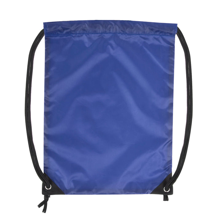 Wholesale 18 Inch Basic Drawstring Bag - Blue -