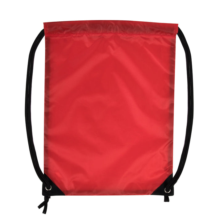 Wholesale 18 Inch Basic Drawstring Bag - Red -