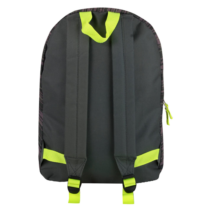 17-Inch Printed Backpack - Green - BagsInBulk.com