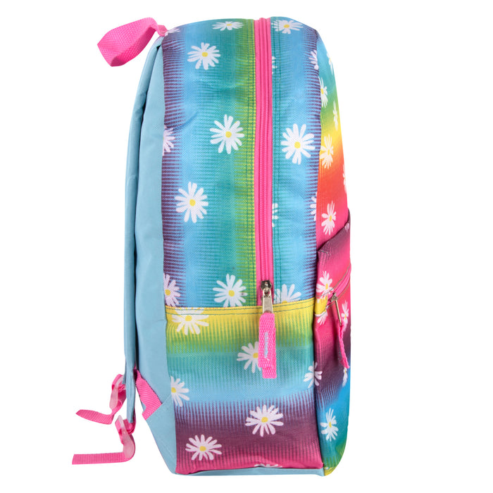 17-Inch Printed Backpack - Daisy - BagsInBulk.com