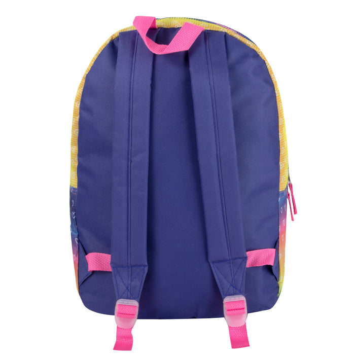 17-Inch Printed Backpack - Hearts - BagsInBulk.com