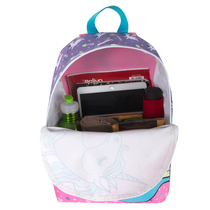 15-Inch Unicorn Backpack - BagsInBulk.com