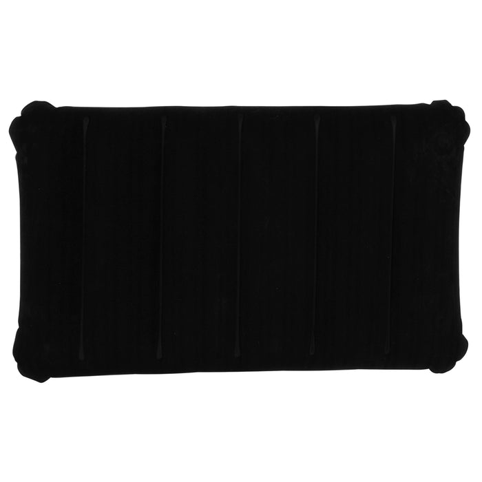 Blow-Up Inflatable Camping Pillow - Black - BagsInBulk.com