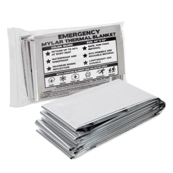 Wholesale Mylar Emergency Thermal Space Blanket 84" x 52" -