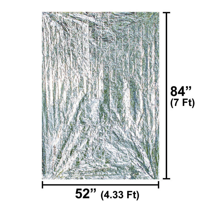 Wholesale Mylar Emergency Thermal Space Blanket 84" x 52" -