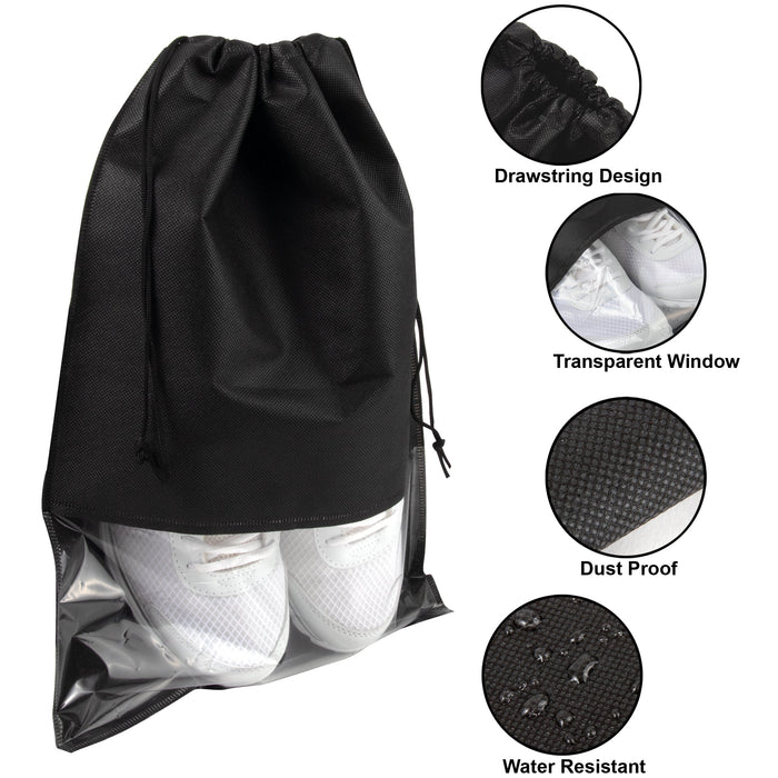 Cinch Travel Bag with Clear Window - BagsInBulk.com