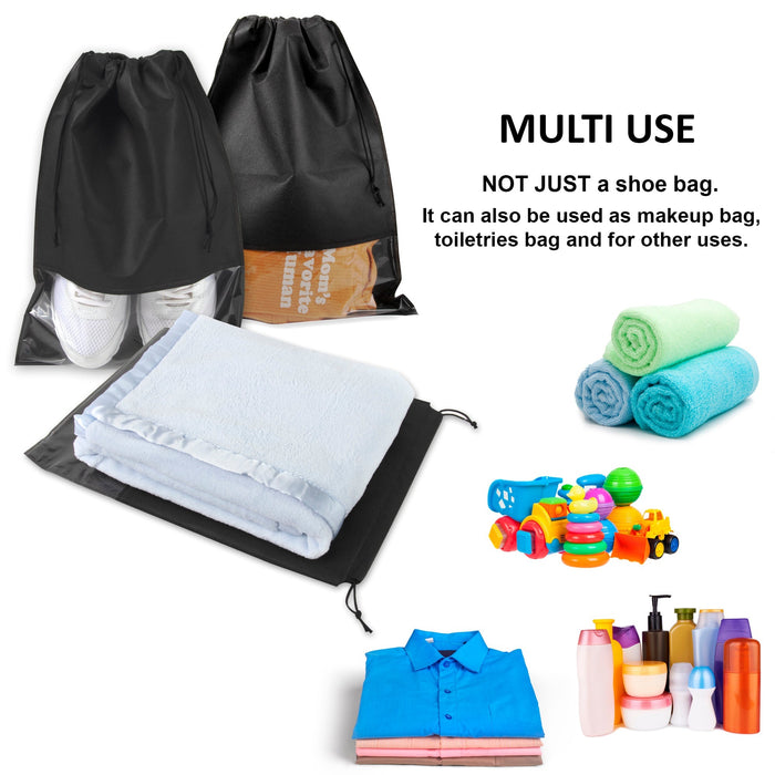 Cinch Travel Bag with Clear Window - BagsInBulk.com