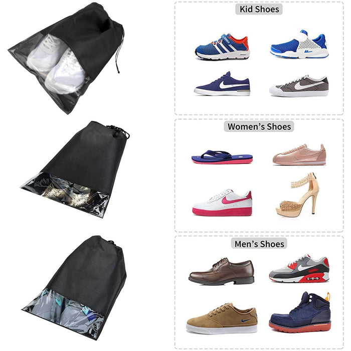 Cinch Travel Bag with Clear Window - BagsInBulk.com