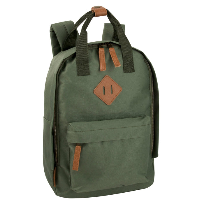 Mini Squared Backpack 12 Inch Twin Handle - BagsInBulk.com