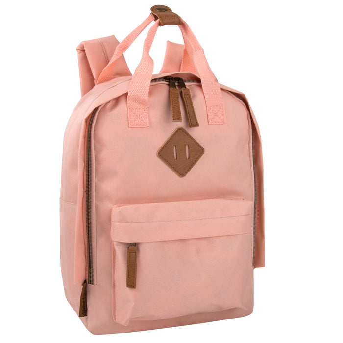 Mini Squared Backpack 12 Inch Twin Handle - BagsInBulk.com