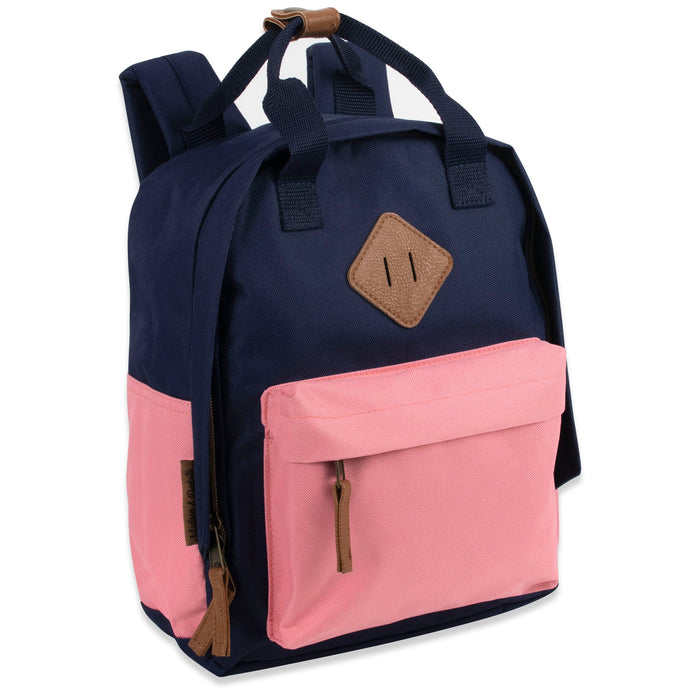 Mini Squared Backpack 12 Inch Twin Handle - BagsInBulk.com