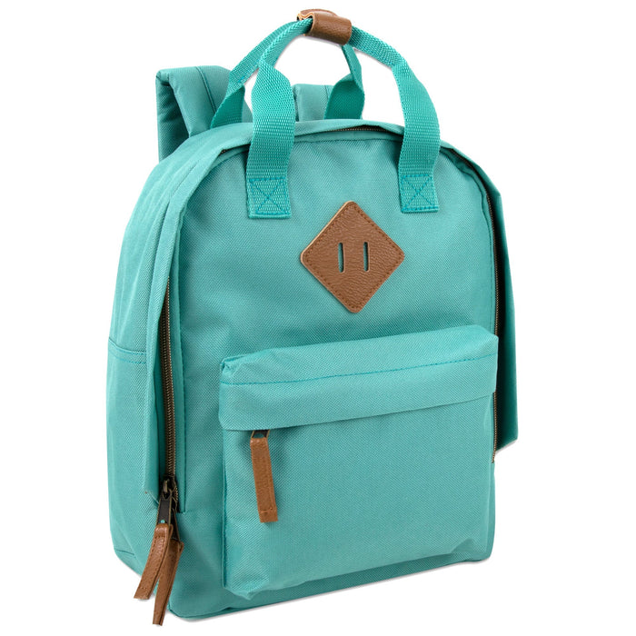 Mini Squared Backpack 12 Inch Twin Handle - BagsInBulk.com