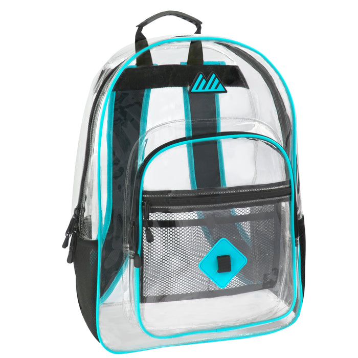 18-Inch Summit Ridge Clear Backpack - Girls Colors - BagsInBulk.com