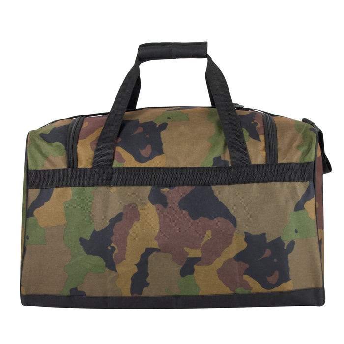20-Inch Duffle Bag - Camo Print - BagsInBulk.com