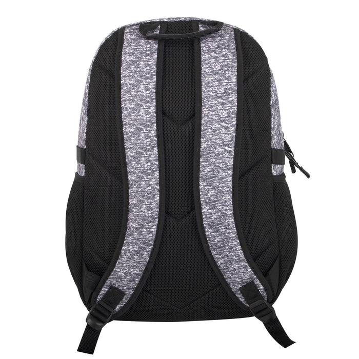 Wholesale 19-inch Mountain Edge Heather Bungee Cord Backpack w Padded Laptop Section -